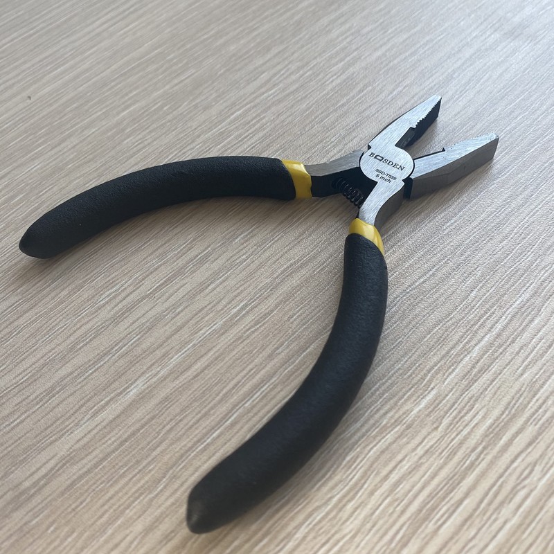 BOOSDEN Mini Lineman's Pliers, 5 Inch Side Cutter Linesman Pliers,