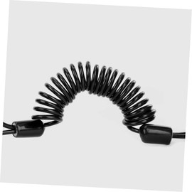 Tofficu 4Pcs Reminder Lock Wire for Motorcycles Bicycles Durable Theft Brake Lock Cables Black Safe Practical Spring Design for Travel Security Needs