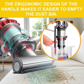 ZPSOX Dust Bin Replacement Parts Compatible with Dyson V11 V15 SV22 SV14 SV15 Extra V15S Detect Submarine Vacuum Cleaner,dust Bin Replace for V11 Animal/Torque Drive/Complete,NO.970050-01 NO.965443-01