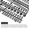 QUARKZMAN Felt Letter Board Numbers Sign 3/4 Inch Black Alphabet