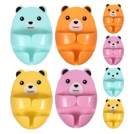 PRETYZOOM 8pcs Power Outlet Hook Bear Shaped Plug Storage Hooks Cartoon Plug Holder Power Cord Organizer for Plug Socket Power Cord Storage and Fixing Device