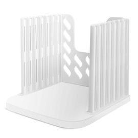 Adjustable Bread Slicer, 3 Thickness Settings, Folding Design with Crumb Tray, Perfect Companion for Electric Knife