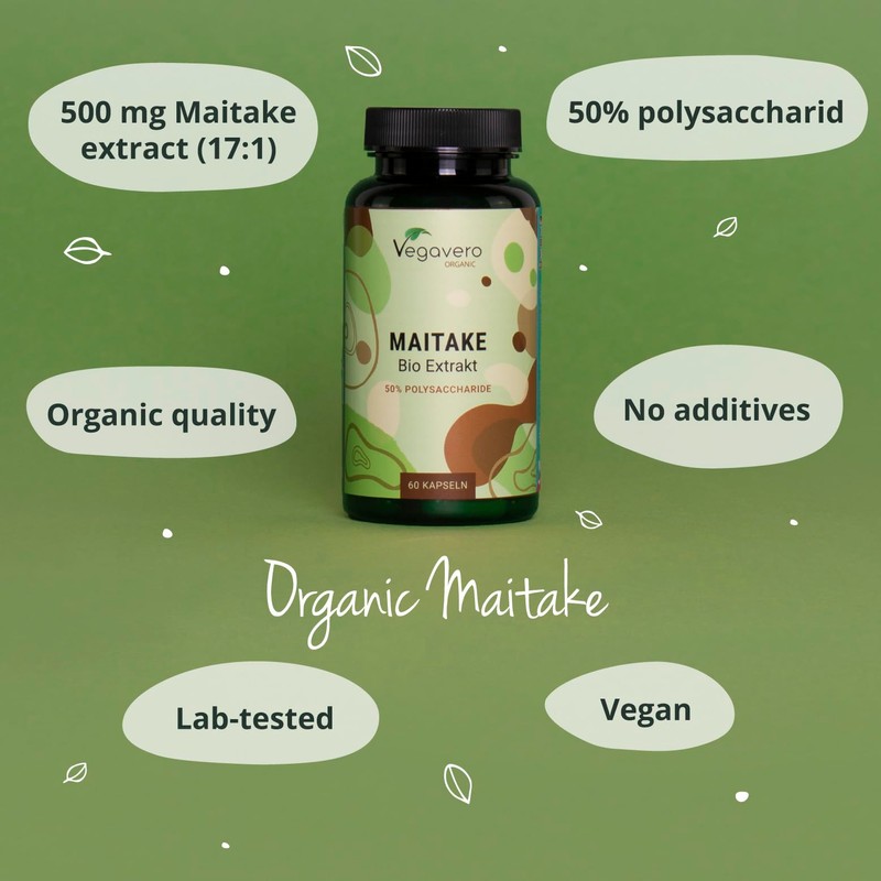 Vegavero Vegavero Organic Maitake Mushroom 8500 mg | 17:1 Extract