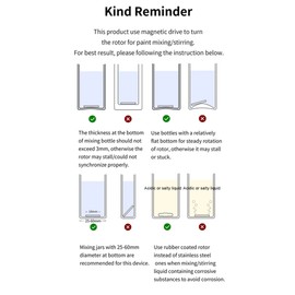 DSPIAE MS-01 LE Portable Magnetic Paint Shaker Effortless Model Retrofit Making Tool DIY Paint Stirrer Electric Paint Stirring Device