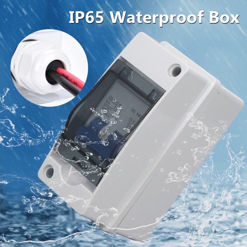 DC 1000V Disconnect Switch IP65 Waterproof Box Miniature Circuit Breaker