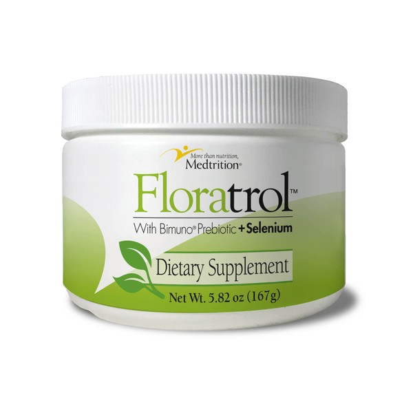 Medtrition Prebiotic Fiber Powder Supplement with Selenium Supports Gut Health - Floratrol®
