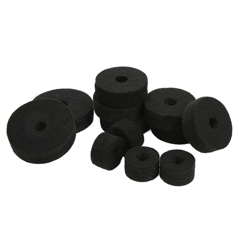 21Pcs Cymbal Replacement Accessories Felts Sleeves Wing Nuts Washers for