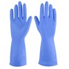 Rubber cleaning gloves yellow 3 or 6 Pairs for Household,Reuseable