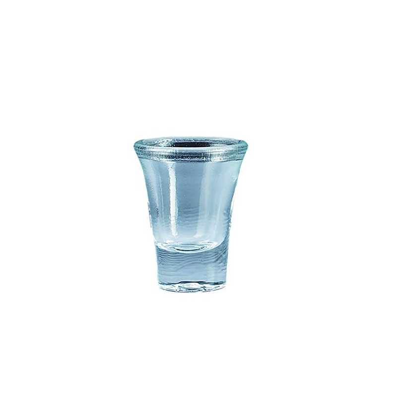 Glass Communion Cup with Beveled Lip