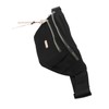 Waist Bag Multi Layer Stylish PU Smooth Zipper Large Capacity