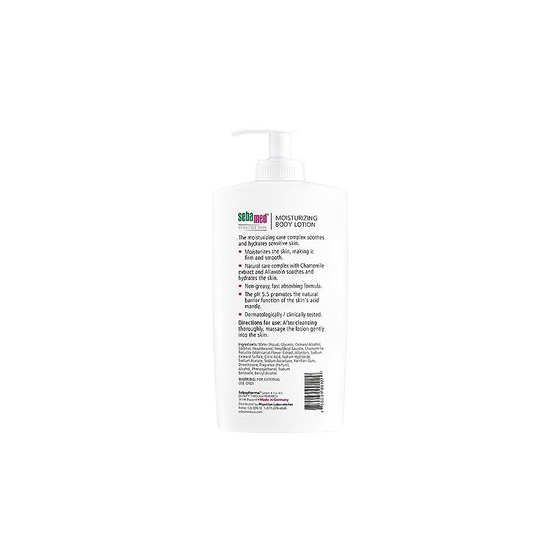 Sebamed Moisturizing Lotion with Pump pH 5.5 for Sensitive Skin