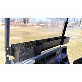 Huskey EZGO TXT Golf Cart Front Basket Dash Storage Organizer One Solid Piece Design
