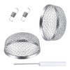 CyperFair 2 PCS RV Furnace Vent Screen, Debris-proof Stainless Steel