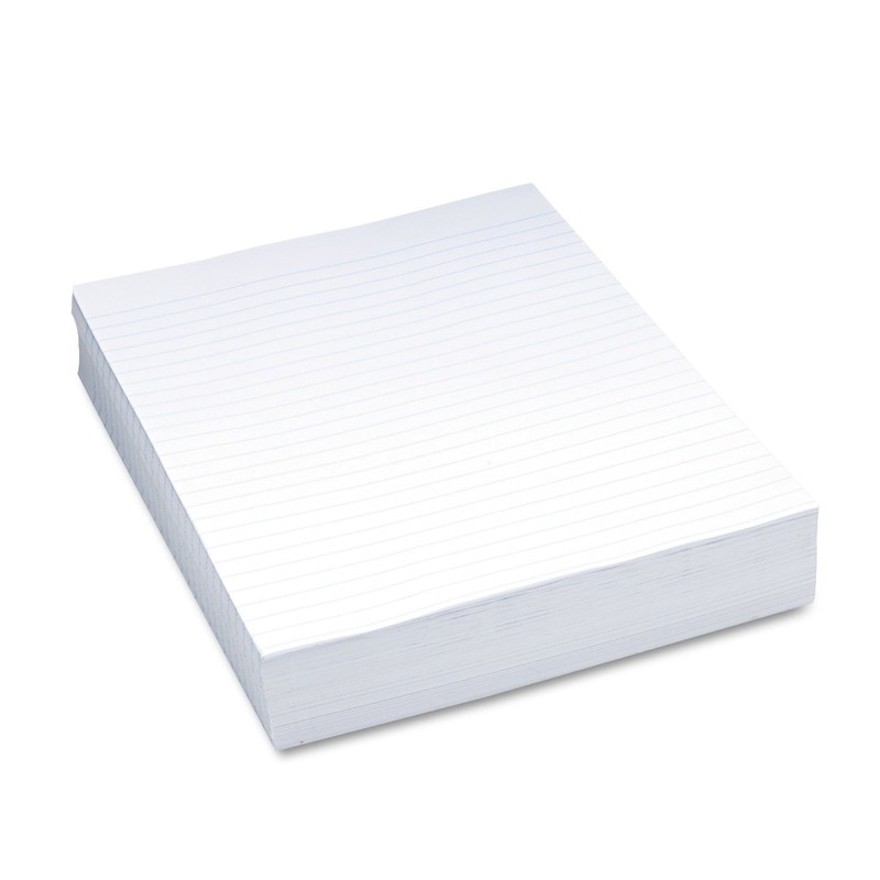 Pacon 2403 Composition Paper, 3/8-Inch Ruling, 16 lbs., 8-1/2 x