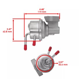 Celox Fuel Pump for John Deere F725 2243 Gas Professionai Greens Mower AM132715