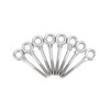 QWORK® Eye Bolt with Wood Thread M8 x 80 mm