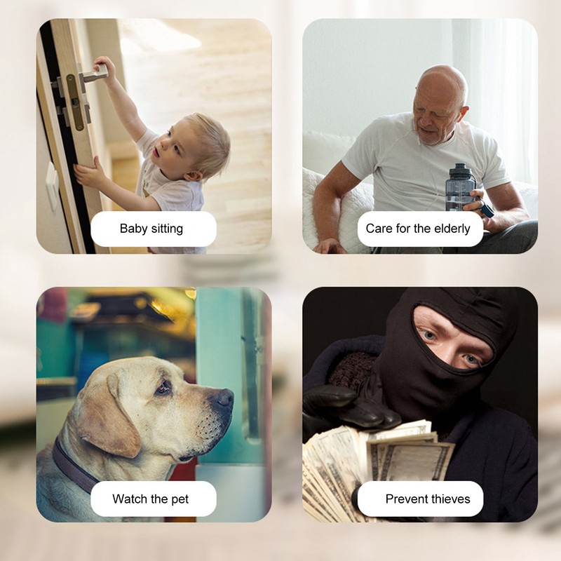 WiFi Smart Camera Wireless Indoor 360 Degree 1080P Night Viewing