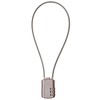 prendre PR-DB201-40 Wire Lock, Dial-type, 3-Digit Padlock, PIN Code, Combination