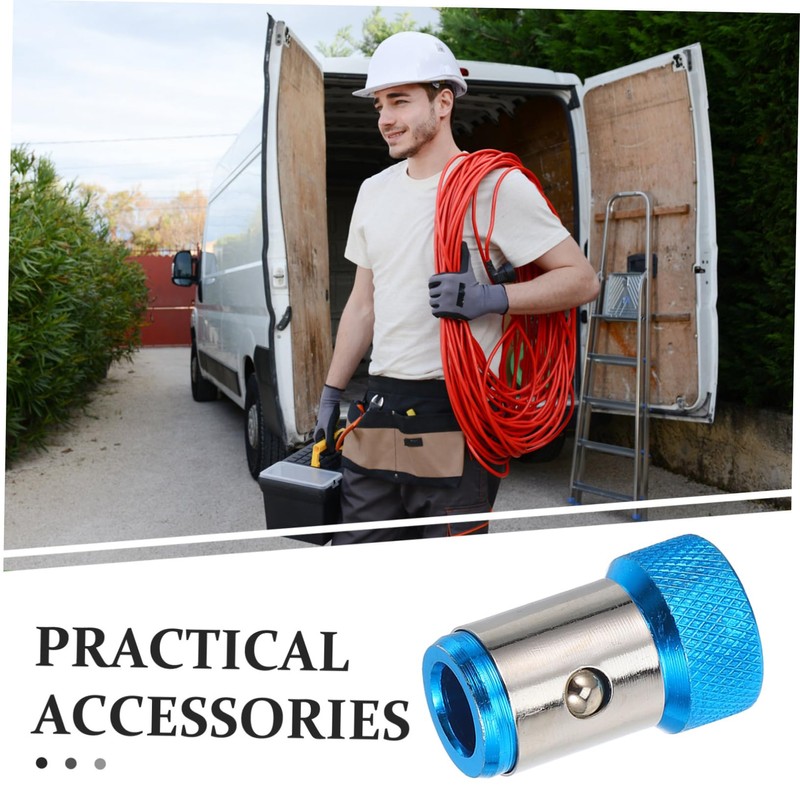 SHINEOFI 5pcs Magnetizer Screwdriver Bits Metal Screw Holder for Power