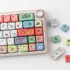 Tsungup MOA Profile Keycaps,126 Keys PBT Cute Funny Smiley Keycaps