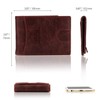 Otto Angelino Top Grain Leather Wallet with Money Clip -