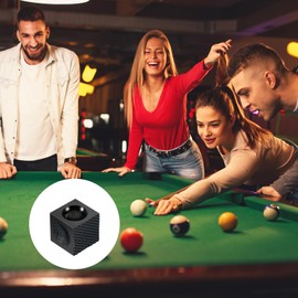 M METERXITY Snooker Pool Cue Tip Shaper - 3-in-1 Snooker Billiard Pool Cue Stick Tip Tool, Repair Accessories Tools, Apply for Snooker Men Women (2.5cm, Black)