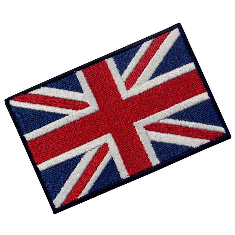 Great British Union Jack Patch Embroidered England Flag Morale Applique