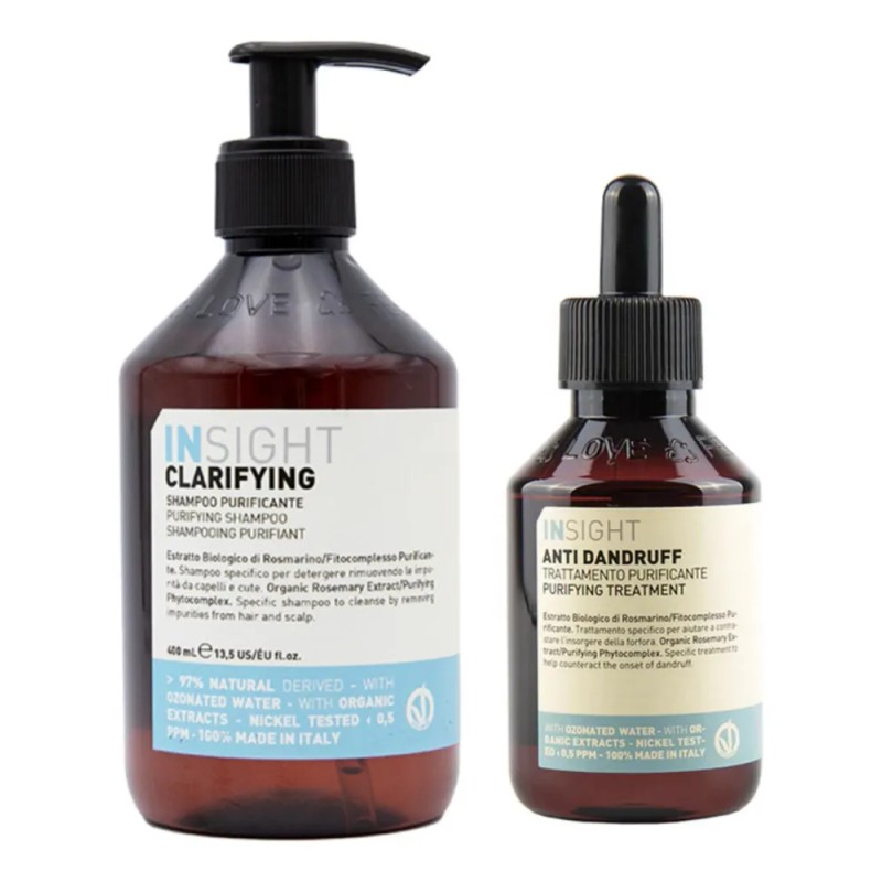 Insight Clarifying Shampoo 400m & Tratamiento 100m Anticaspa