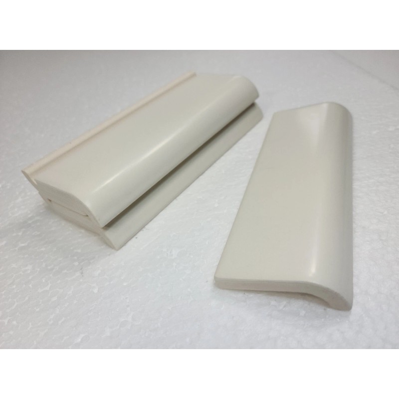 Daltile Light Bone Biscuit Ceramic Tile Mud Cap Backsplash Subway