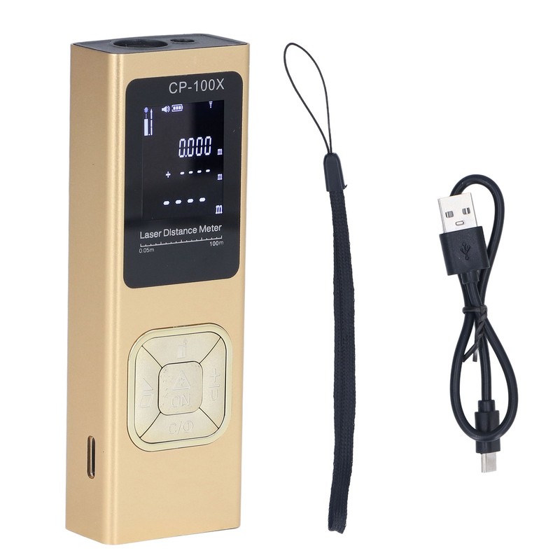 100m Distance Meter Ultrathin Handheld Accurate Electronic Laser Distance Measure