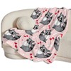 Cute Raccoon Blanket for Girls Women Gifts for Raccoon Lovers
