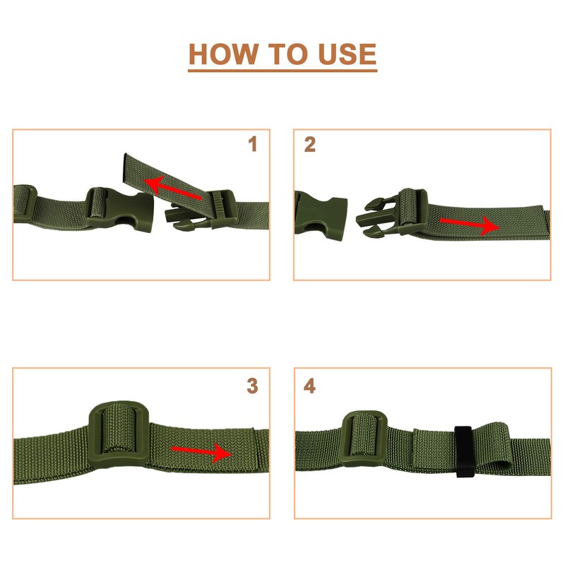 Magarrow 10.9 Yards Luggage Straps Adjustable Travel Accessories Suitcase with