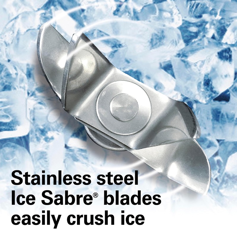 Hamilton Beach Wave Action Blender for Smoothies, Stainless Steel Ice