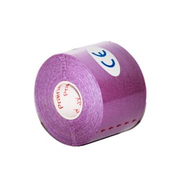 Kinesiology Tape Pro, Athletic Waterproof Muscle Support Adhesive Kinesio Sport Tape for Athletes 2 inches x 16.4 feet Single Roll, Purple