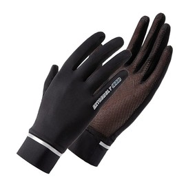 UV Protection Gloves, Men's, Driving Gloves, Summer, 2-Finger Gloves, UPF 50+, Sun Protection, Women's, Thin, Breathable, Quick Drying, Mesh Material, Smartphone Compatible, UV Gloves, 2-Way Sports,
