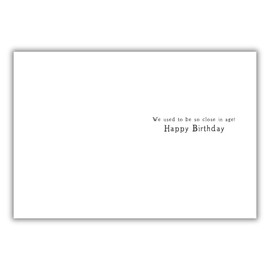 Noel Tatt Funny Birthday Card - Happy Birthday Card for Men or Women with Humorous 'Can't Believe It! You're Another Year Older' Dog Design
