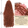 Faux Locs Crochet Hair Copper Red Soft Locs 30 Inch