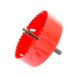 LAIWEI Hole Saw, Electric Drill Tool, For Drilling Holes in Wood, Thin Metal Sheets, Aluminum Frames, PVC and Other Materials, Cutting Diameter 4.1 inches (105 mm)