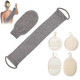 CLDURHGE Back Brush for Body Scrub, Multifunctional Back Brush Set - Back Scrubber, Exfoliating Gloves & More - Ideal for Daily Body Care and Exfoliation