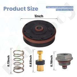 N008792 Air Compressor Regulator Repair Kit - by Braveboy, Compatible with Po-rter Cable/C-raftsman/D-ewalt, Replacement D55155 D55167 D55684 23400S Compressor Regulator Repair Kit