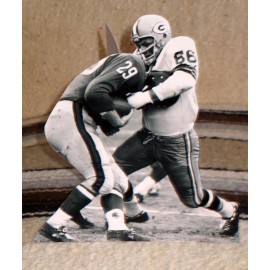 Green Bay Packers Ray Nitschke Football Star Tabletop Display Standee 8.5" Tall