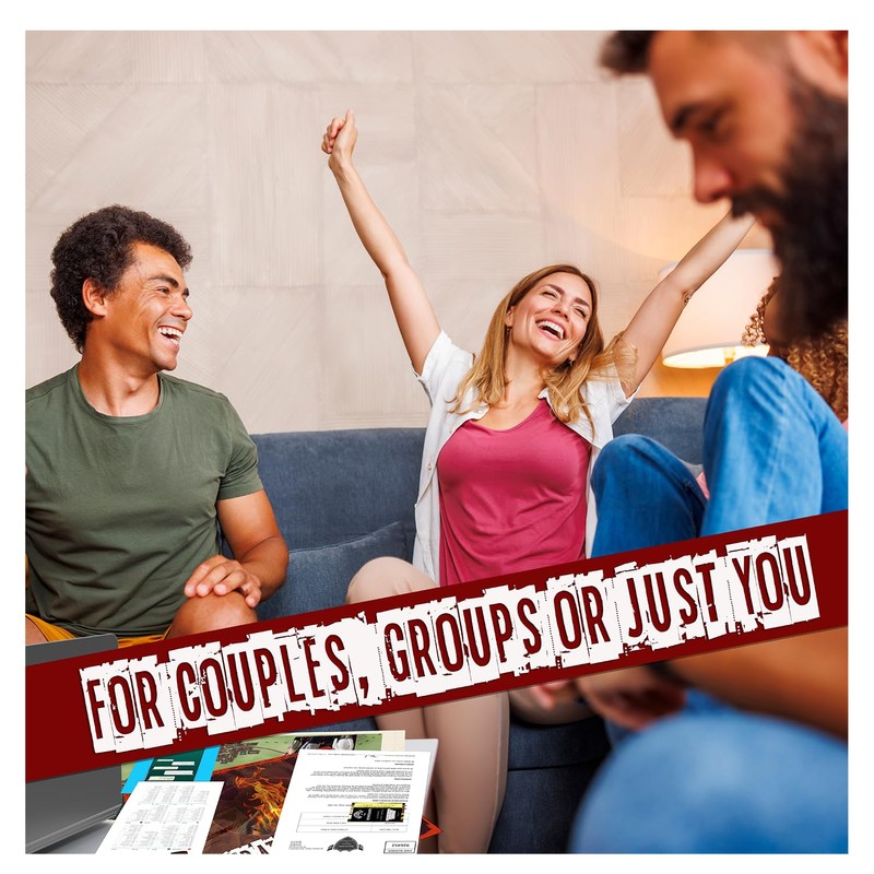 Murder Mission Mystery Detective Game - Killer At the Campfire