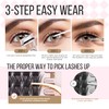 LASHVIEW Lash-Extension-Clusters 336pcs D Curl Lash Clusters Natural Look Cluster
