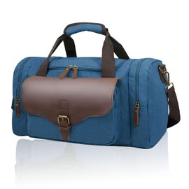 22L Lightweight Travel Duffle Bag - Approved Under Seat Carry-On, Multi-Pocket Weekender Gym Bag with Adjustable Straps, Unisex Overnight Bag for Men & Women