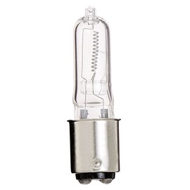 Satco S3123 120V 250-Watt T4.5 DC Bayonet Base Light Bulb, Clear, 1.8 x 1.8 x 2.8 inches