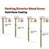 Box of 100 Redhawk Fasteners® Decking/Exterior Wood Screw | 5.0