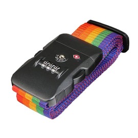 SANTREST Travel Luggage Strap Adjustable Suitcase Packing Belt with TSA Combination Lock