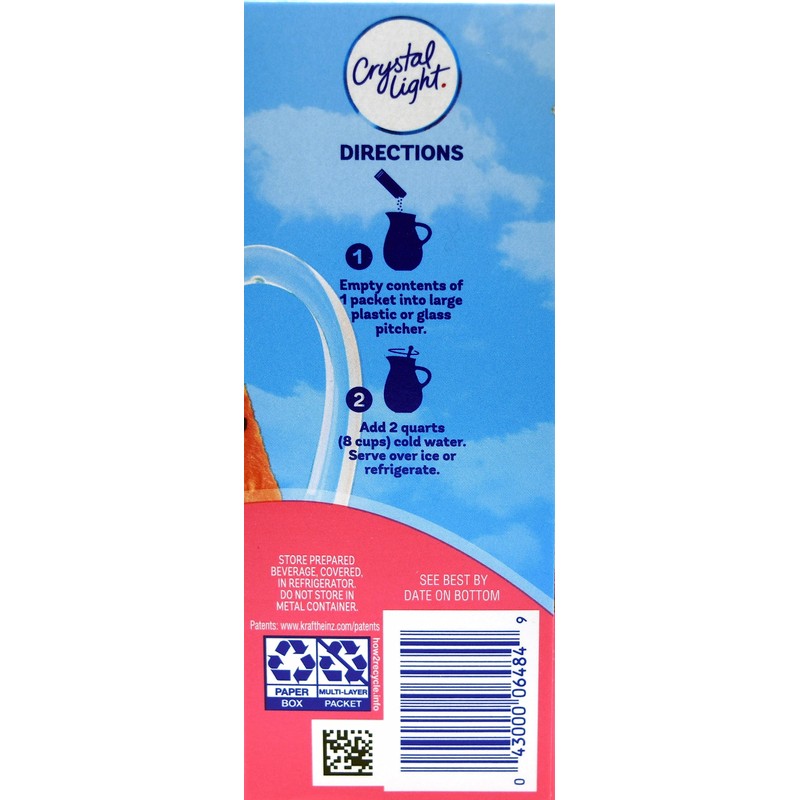 Crystal Light Strawberry Watermelon Drink Mix, 12-Quart Canister (Pack of