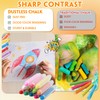 Zhenbuco Dustless Chalk for Kids - 12 PCS Twistable Non-Toxic