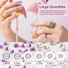 Mouyic Cristales Ab De Uñas Deco Art Rhinestones Pinza Y